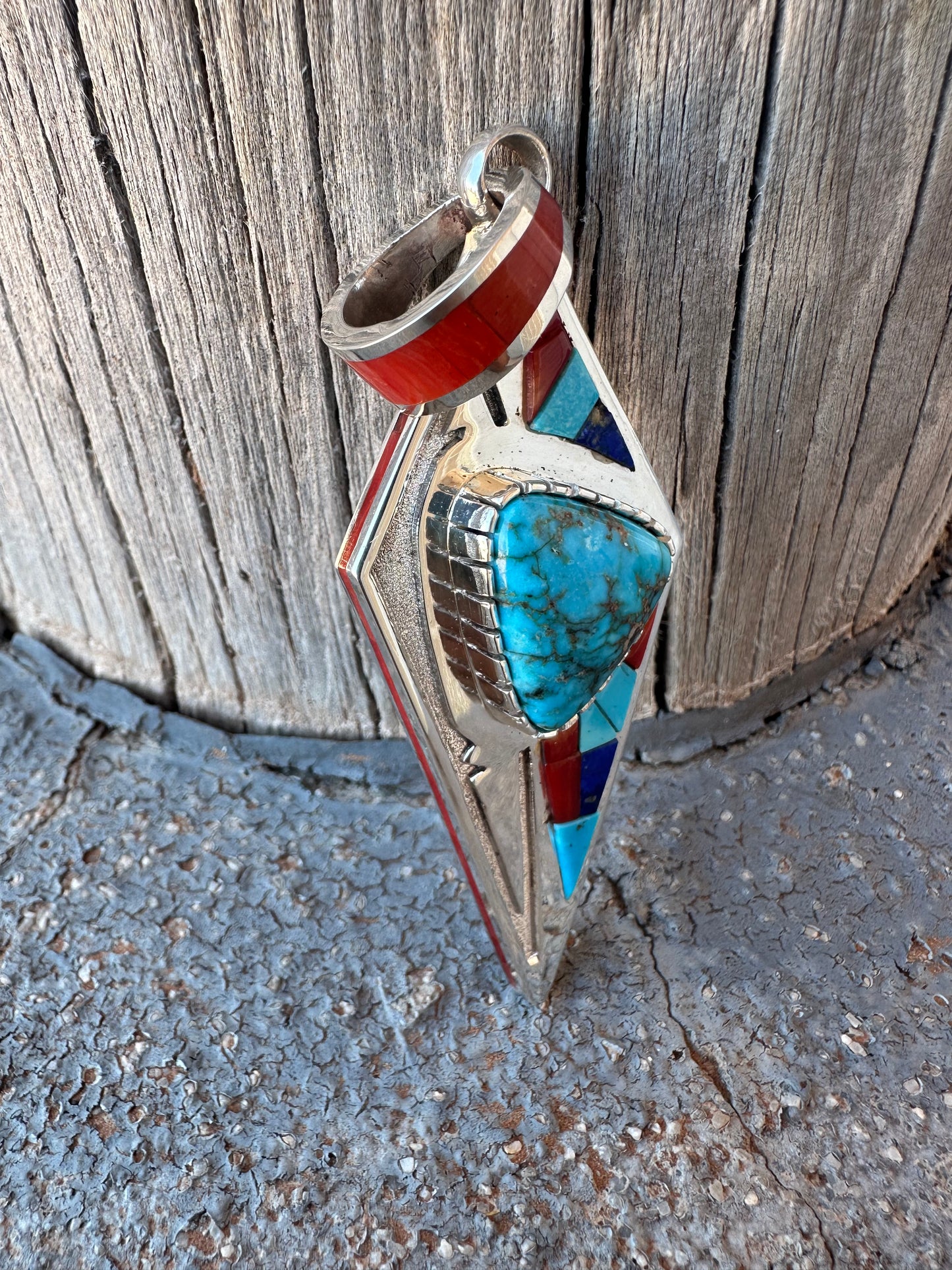Diamond Shaped Kingman Pendant